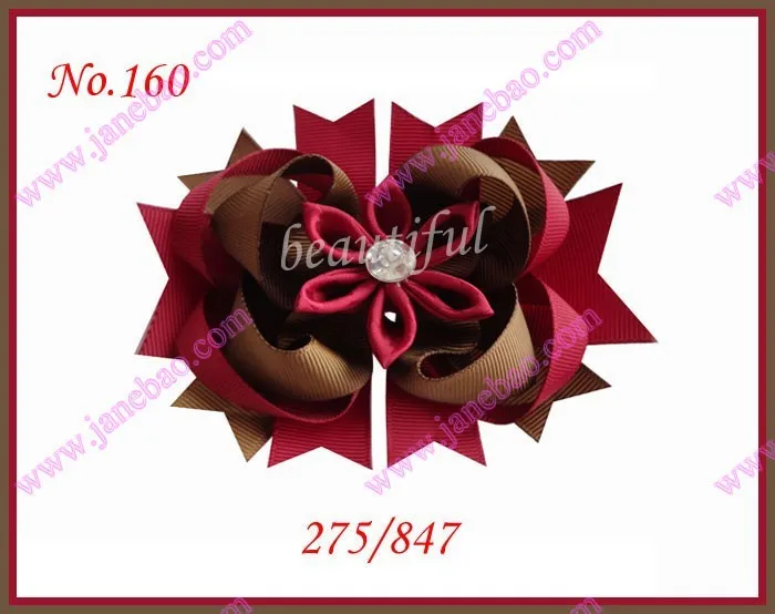 300 шт романтические банты для волос Kanzashi бутик заколки для волос аксессуары