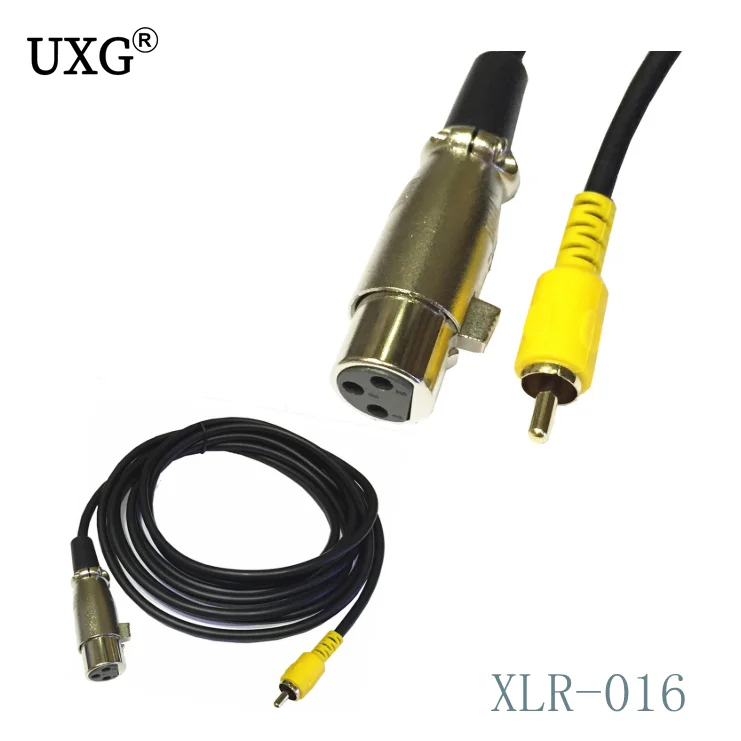 Кабель Pro Grade 3Pin XLR female to Single phono RCA male звуковой экран cable 150cm 5ft 300cm 10ft 5m 10m | Компьютеры