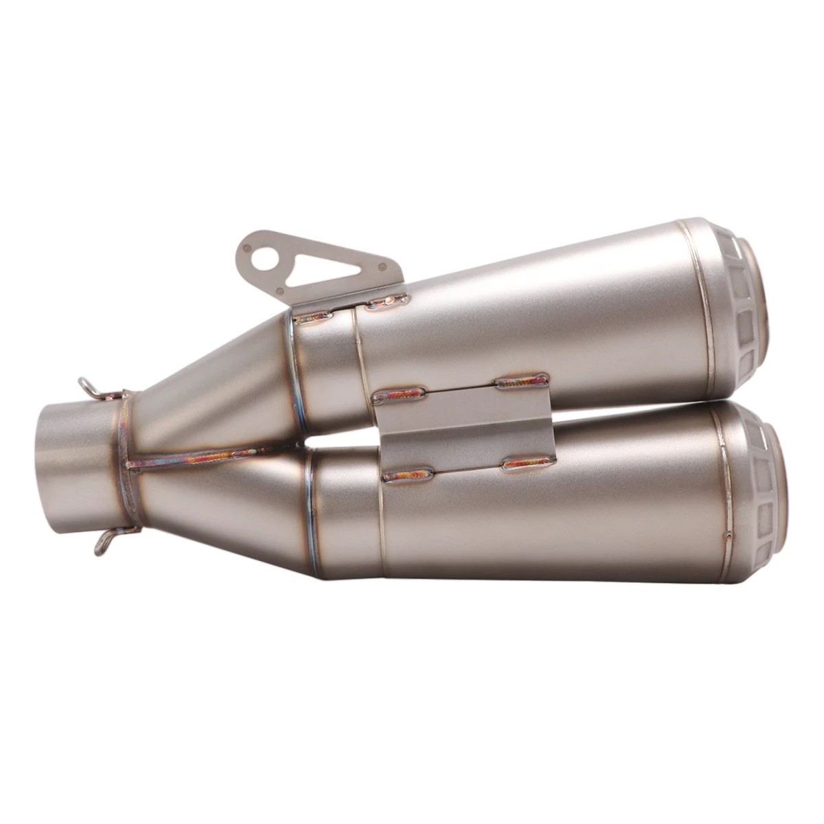 For Yamaha YZF R1 MT-10 2015 - 2021 Motorcycle Exhaust Titanium Alloy Mid Link Pipe Escape Moto Delete Silencer Modify Muffler - Image 4