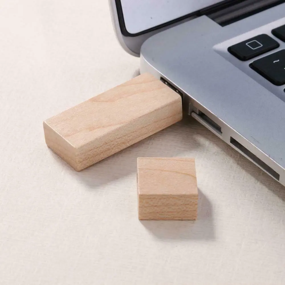 3,0 деревянный клен usb с коробкой Пользовательский логотип памяти флэш-накопитель(имя. Пожелания текст. гравировка