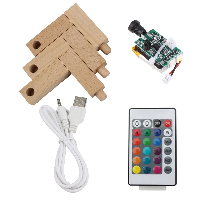 3D Printer Parts Moon Lamp Light Board 16 Colors Remote Control Night Light Circuit LED Light Source USB Charging