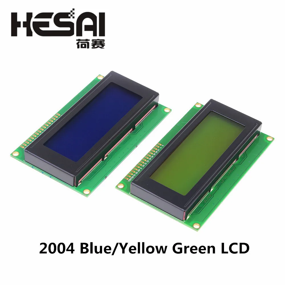 ЖК плата 2004 20*4 LCD 20X4 5 В синий/желто зеленый экран дисплей модуль для arduino Diy Kit|lcd module