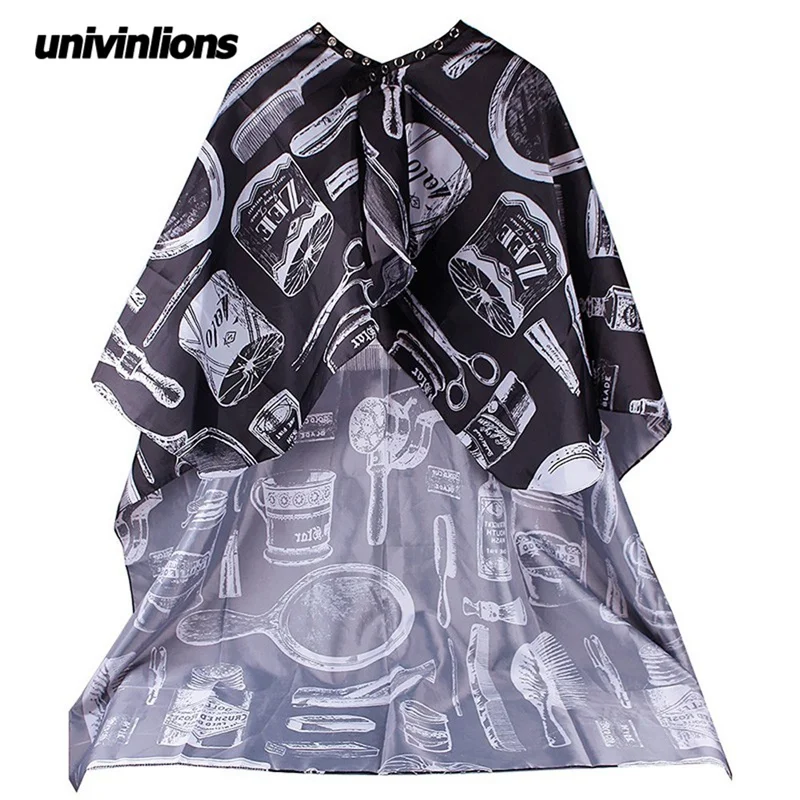 Univinlions 120*150 Парикмахерская Стрижка Парикмахерская домашняя ткань узор фартук накидка из полиэстера аксессуары для укладки волос салон парикмахерское платье