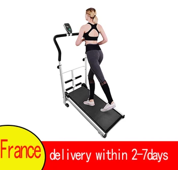 

fitness machine With display Time speed distance calories Fitness Body Building Treadmill Mechanical treadmill with sit-up bar