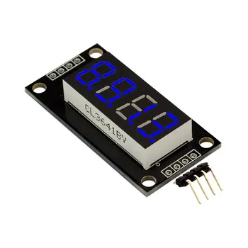 

TM1637Portable Mini 0.36 Inch Clock Tube 4-Digit LED Display Module Professional TM1637 Driver IC Digital Tube for Arduino