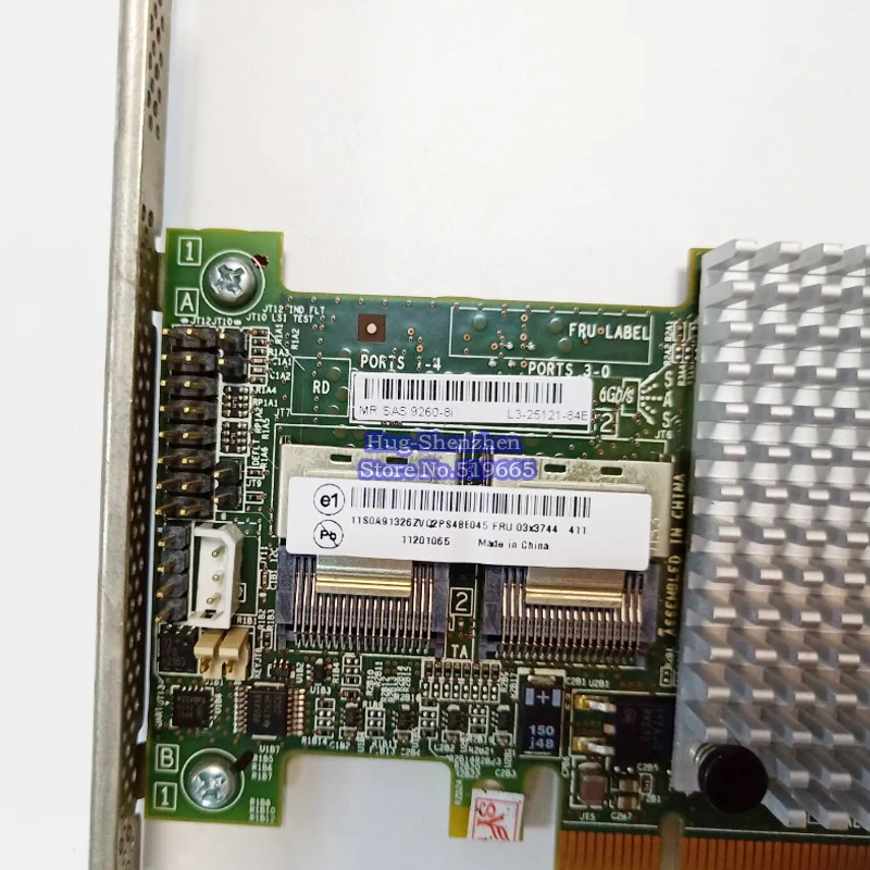 LSI MegaRAID SAS 9260-8i LSI00198 8 портов 512 МБ кэш SFF8087 6 ГБ RAID0.1.5 PCI-E 2,0X8 контроллер карты не аккумулятор
