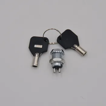 

Universal Key Operated Security Barrel Switch SPST On-Off 2 Position Common 2 Keys
