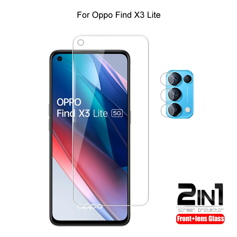 2 в 1 защитная пленка для объектива камеры Oppo Find x3 lite | Мобильные телефоны и