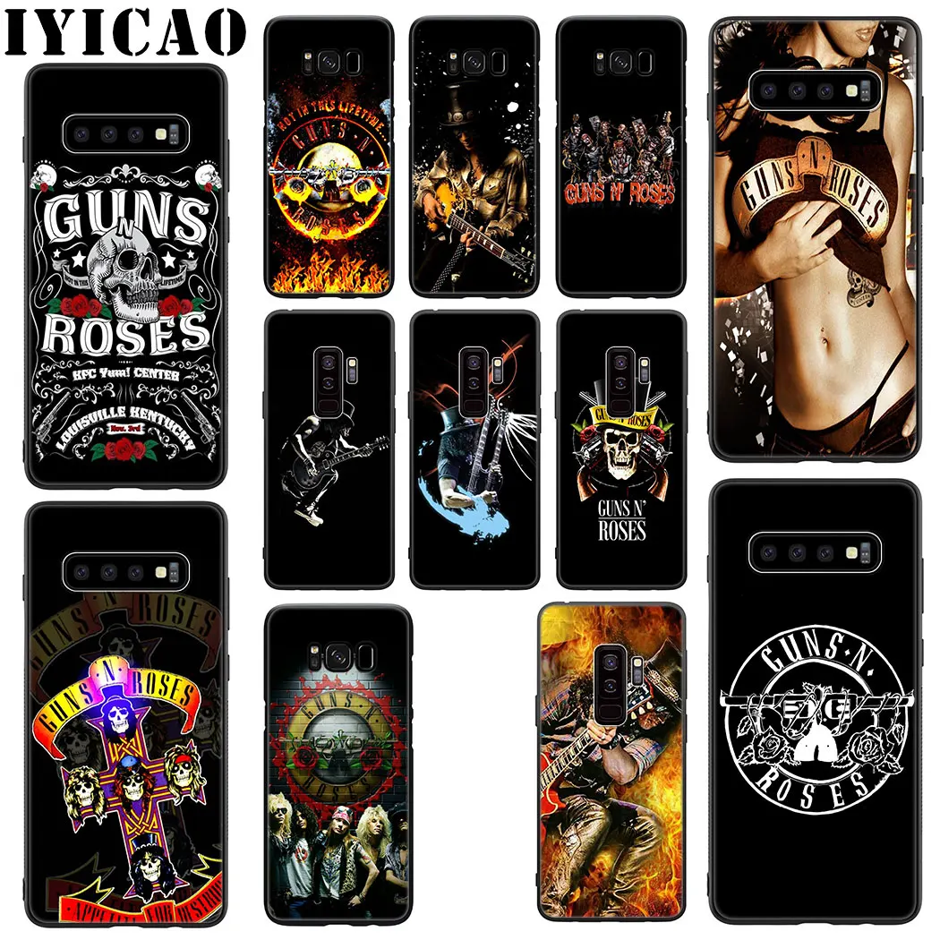 Мягкий силиконовый чехол Guns N Roses для Samsung Galaxy S20 S10 S9 S8 Plus Lite Ultra S10e S6 S7 Edge из ТПУ