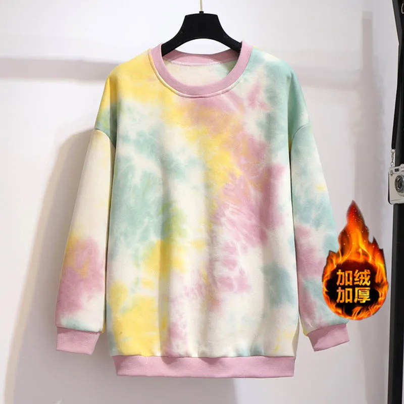 Осенне-зимние свитшоты для женщин 6XL 7XL 8XL 9XL 10XL размера плюс бюст 155 см кофты