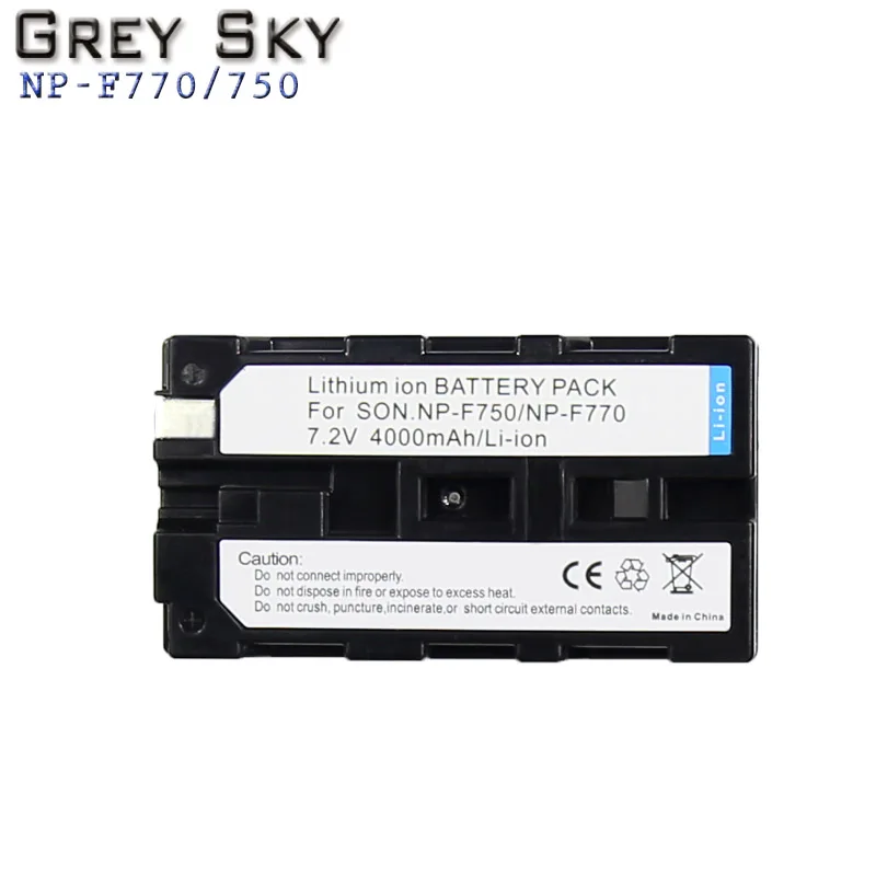 NP-F750 NPF750 NP F750 F730 F770 Батарея для sony NP F960 F970 NP-F770 F550 CCD-TRV58 TRV110K TRV26E HVR-Z1 V1J z1 - Цвет: 1 battery