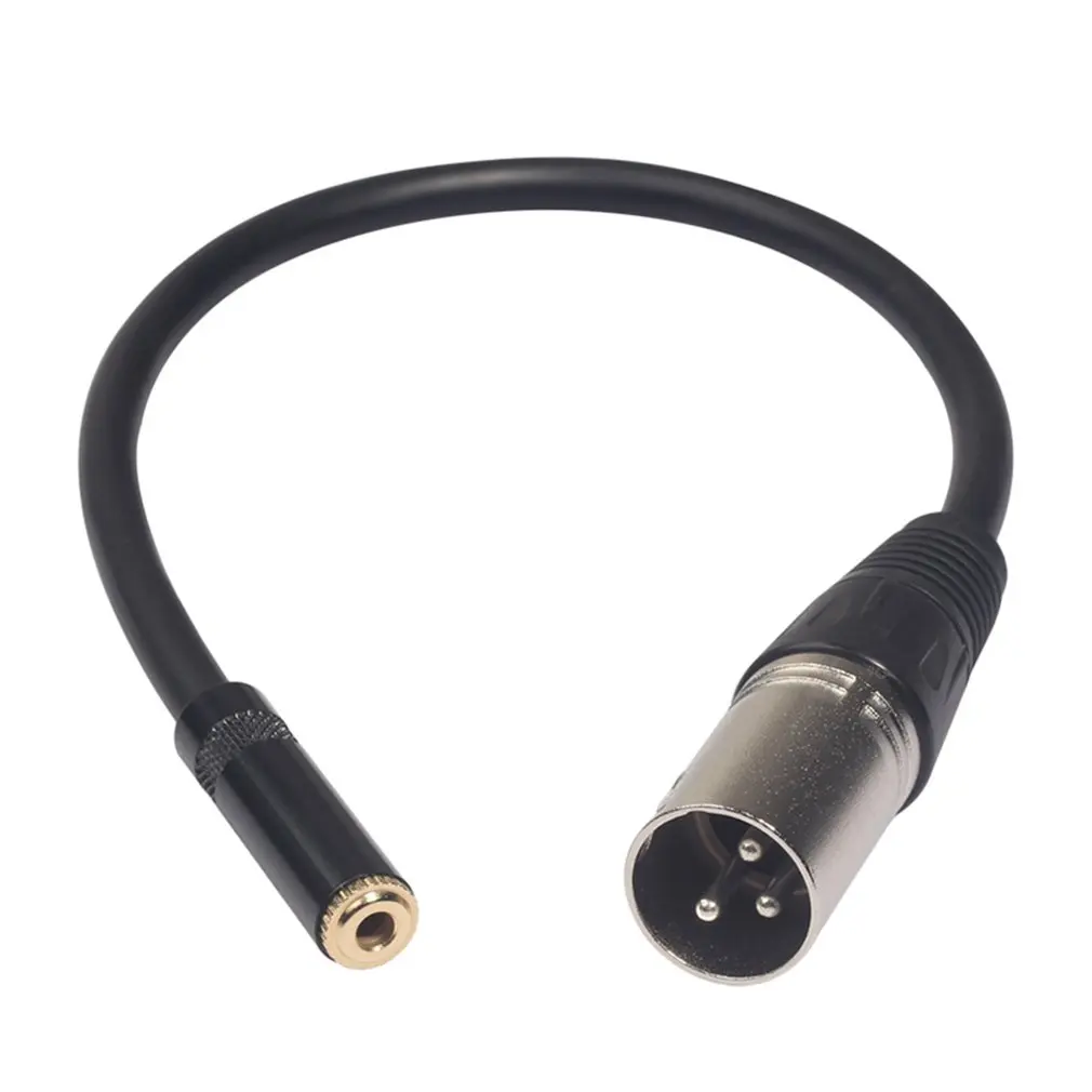 

0.3M Xlr 3-Pin Male To 3.5Mm Stereo Plug Shielded Microphone Microphone Cable Trs Cable Jack 3.5 Male To Female 52923A