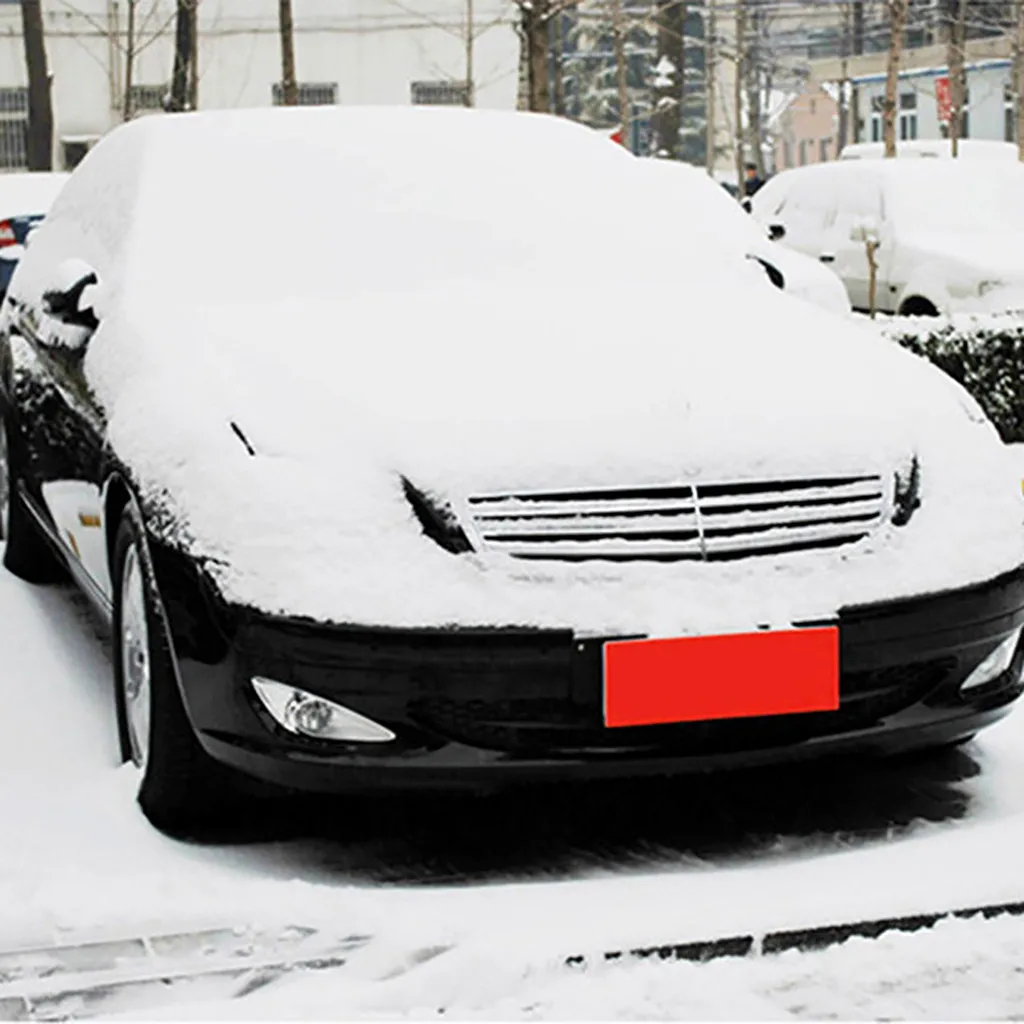 Универсальный автомобильный Снежный чехол наружная защита лобовое стекло Солнцезащитный козырек зимний анти-снег полная защита лобовое стекло крышка# BL4