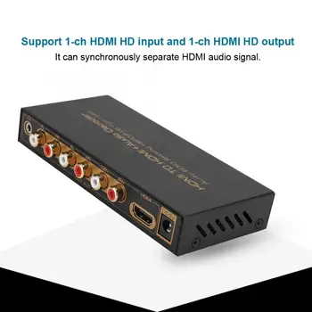 

HDMI to HDMI+ Digital Audio Decoding Decoder Box Converter Adapters 9Gbps 300Mz Transmission for digital AC3 DTS LPCM
