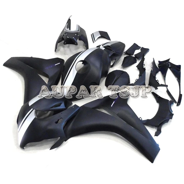Матовый черный снижает велосипедной рамы кузова для Honda CBR1000RR 2008 2009 2010 2011 CBR 1000RR 08 09 10 11 мотоциклетная нательная защита комплект капоты