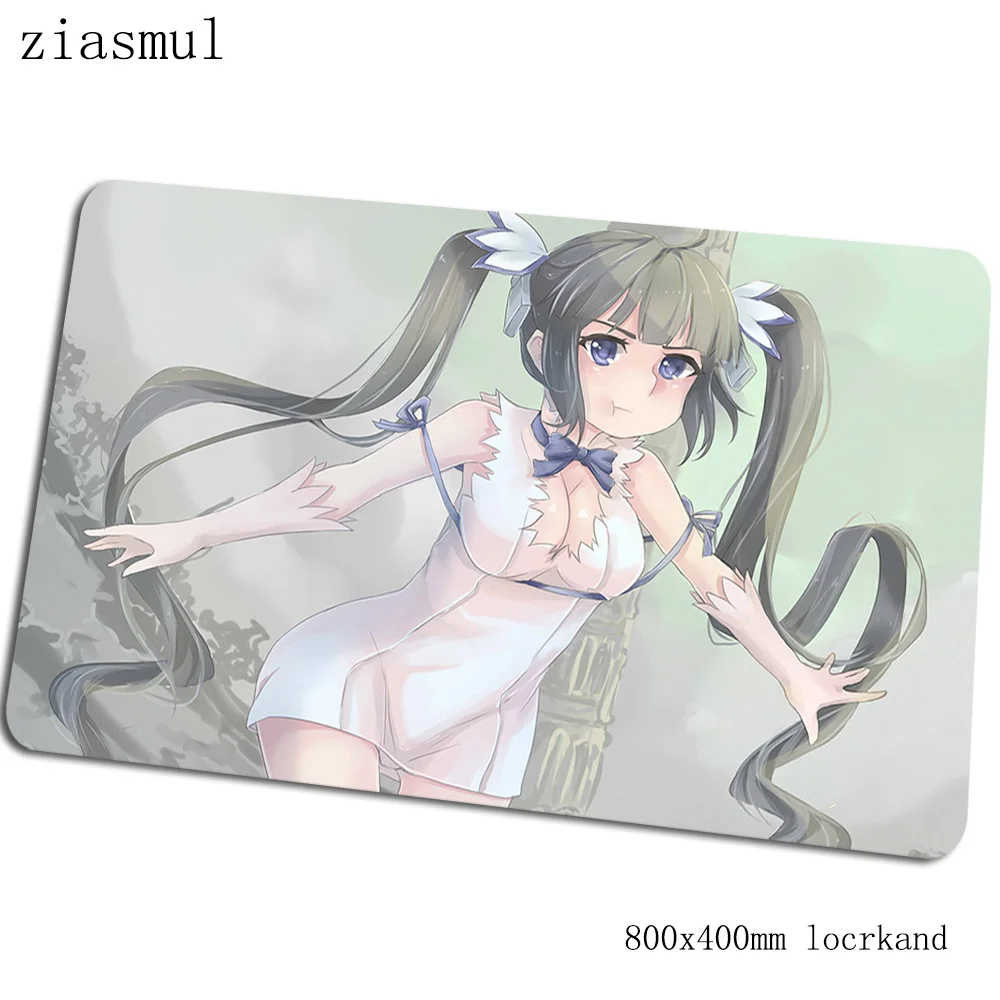 Коврик для мыши DanMachi 800x400x3 мм коврики locrkand компьютерная мышь игровой esports игровые коврики и чехлы игры pc gamer - Цвет: Size 800x400x3mm