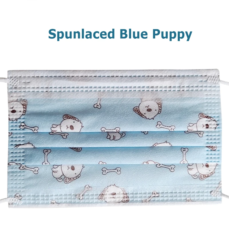 T15水刺布蓝色小狗