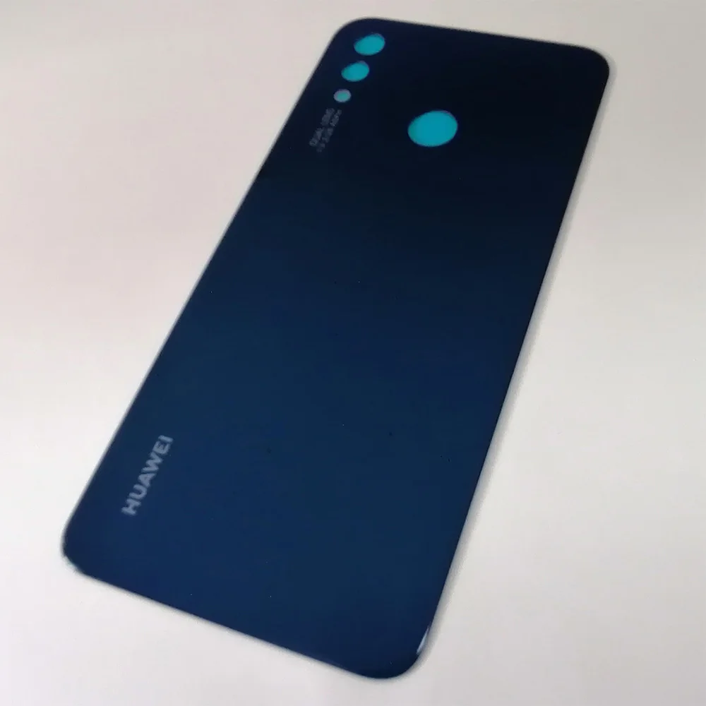 Оригинальная задняя крышка батарейного отсека для huawei Nova 3i/P Smart Plus, корпус двери, задняя часть стекла - Цвет: Blue for Nova 3i