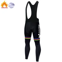 Радужные штаны для велоспорта Movistar, теплые штаны perneras ciclismo invierno, зимние теплые штаны для горного велосипеда, трико, 12D Pad