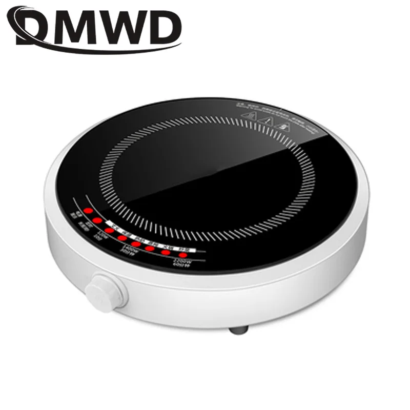 DMWD Multifunctional Mini Electric Induction Cooker HotPot Circular Stove Milk Water Heating