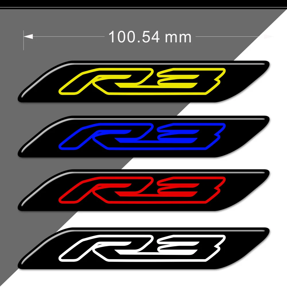 For YAMAHA YZF-R3 YZFR3 YZF R3 Tank Pad Stickers Decal Protector Fairing Emblem Badge Logo R3 Knee 2015 2016 2017 2018 2019 2020