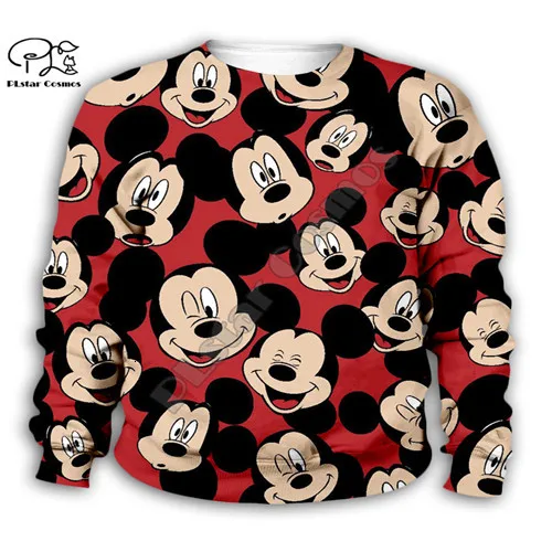 Kids sweatshirts Kids boy girl baby collage 3D print hoodies children cartoon casual zipper pullover minni Sweatshirt - Цвет: Kids sweatshirts