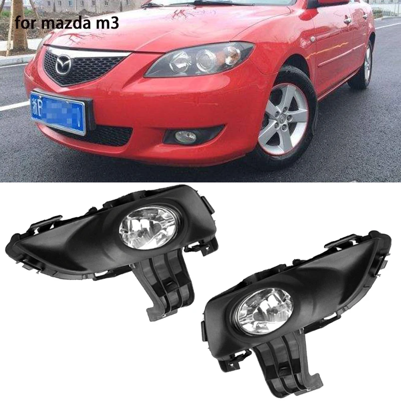 

1pc Front Bumper Fog Light Fog Lamp For Mazda 3 M3 2003 2004 2005 2006 2007 2008 2009 2010 1.6L Anti-Fog Light Foglight Foglamp