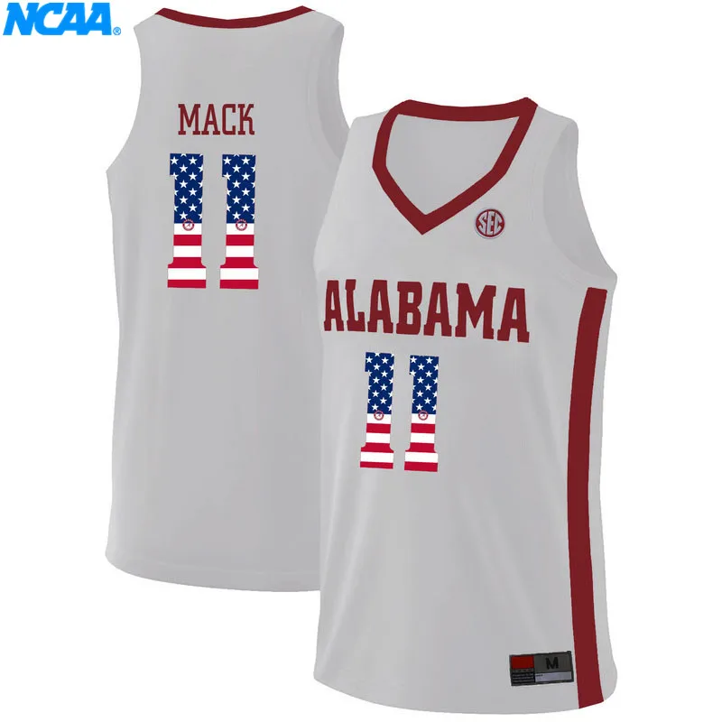 New Arrival High Quality Johnson Jr.#5 Mack#11 College Limited T-shirt Jerseys S-XXXL