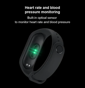 

M5 Smart Band Fitness Smart Watch Sport Smart Bracelet Heart Rate Blood Pressure Smartband Monitor Health Wristband Waterproof