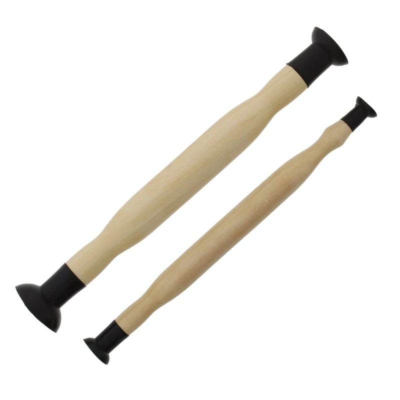 Valve Hand Lapping Grinding Tool Kit 2-Piece Set-Dual-End Suction Cup Lap Stick,1-1/8 Inch,1-3/8 Inch,5/8 Inch,3/16 Inch
