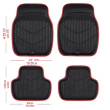 Год конец Большая распродажа универсальные кожаные автомобильные коврики для ног для Toyota Camry Rav4 Honda kia nissan lifan chrysler 300c