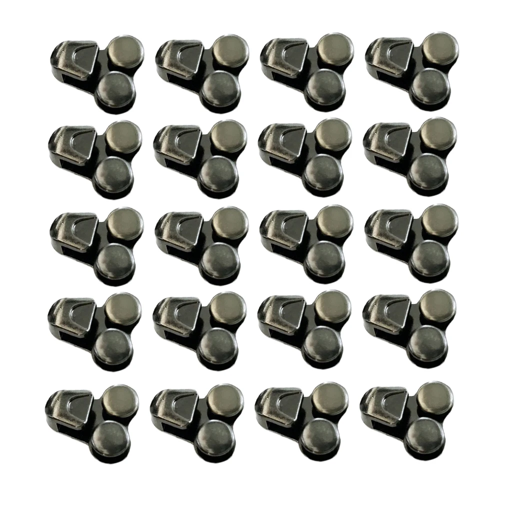 20 Pieces Alloy Shoes Lace Hooks Shoelace Buckles Repair Hunting Hiking Boots