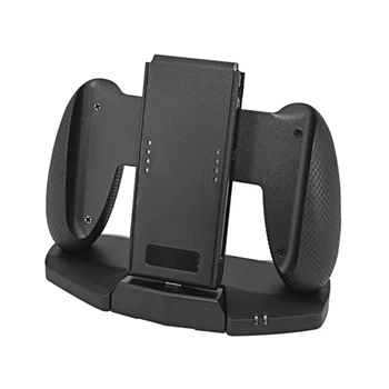 

2 In 1 Charging Grip Indicators Bracket Overcharge Protection Portable Station With 1000mAh Battery ABS For Joycon Controller