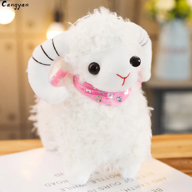Маленькие игрушки милая шаль игрушечная овечка маленькая шерсть бархатная