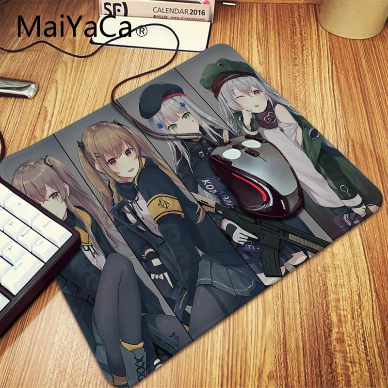 Lock Edge 18x22cm Maiyaca девушки Frontline аниме офисные мыши коврик для мыши игровой коврик для мыши xl скоростной игровой коврик клавиатура стол для портативного компьютера ноутбука pad - Цвет: Lock Edge 18x22cm