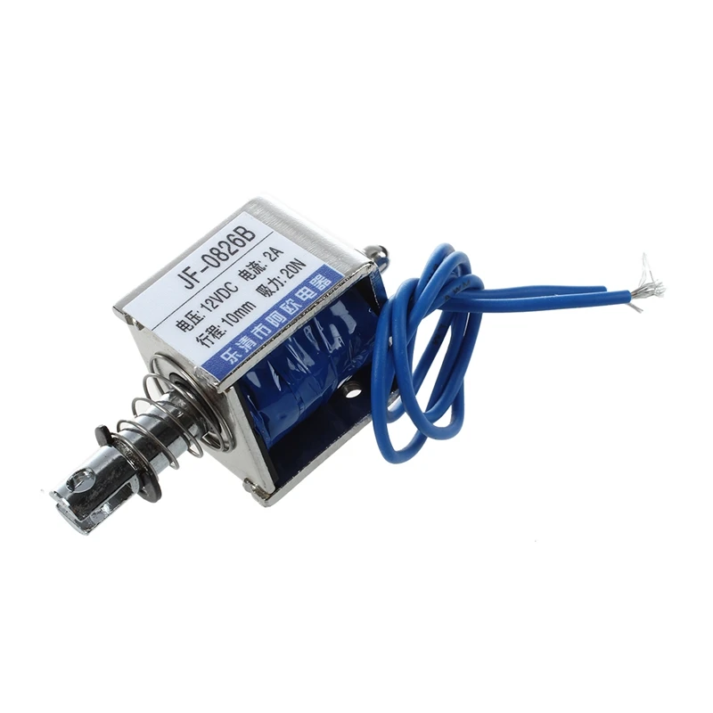 DC 12V 2A тянуть Тип линейный Электромагнит 10 мм 20N