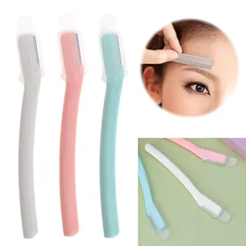 

3pcs/set Facial Eyebrow Razor Trimmer Shaper Shaver Blade Knife Remover Tool