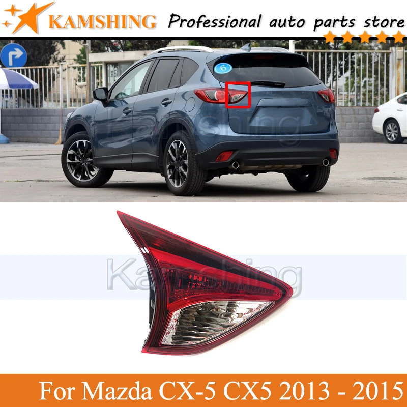 

Kamshing внутренняя Задний светильник лампа для Mazda CX-5 CX5 2013 - 2015 задний стоп-сигнал светильник хвост светильник задний фонарь головная лампа светильник