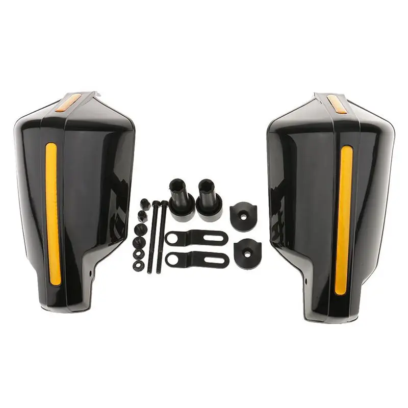 1 пара Универсальный мотоциклетный скутер Handguard для 7/8 бар черный