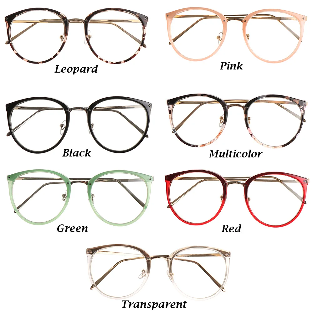 Горячие 1 шт унисекс очки с диоптриями при близорукости оправы для очков женские трендовые металлические очки линзы мужские оправа для очков