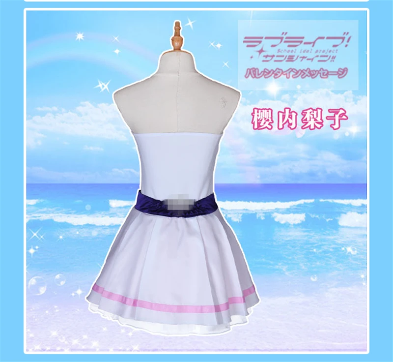 По заказу клиента Lovelive! Солнечном свете! Aqours Sakurauchi Riko 6th юбилей вечерние костюмы для косплея рождественские костюмы женские наряды