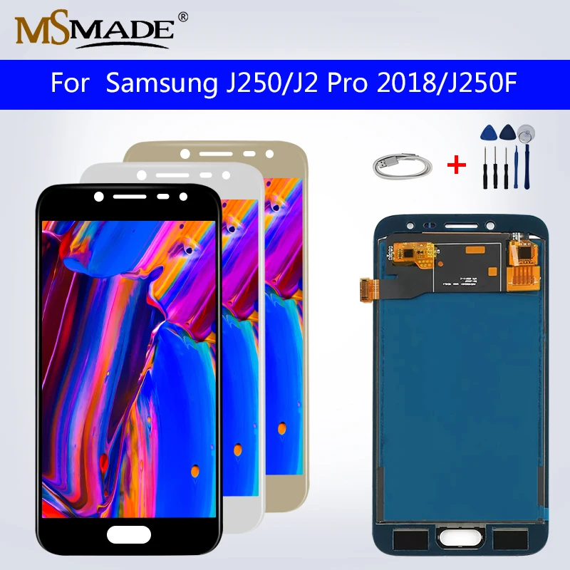 

J250 Display For SAMSUNG GALAXY J2 Pro 2018 LCD J250 SM-J250 LCD Display Panel Module Touch Screen Digitizer Sensor Assembly