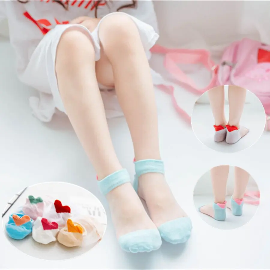 

Summer Girls Socks Children's Stockings Baby boat Socks