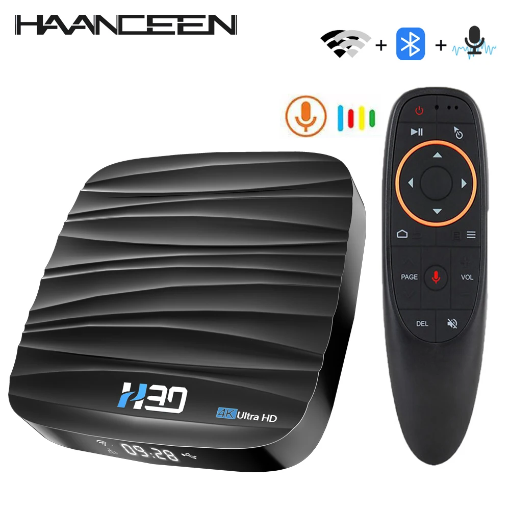 

Android TV Box Android 10 4GB 32GB 64GB 4K H.265 Media Player 3D Video Netflix 2.4G 5GHz Wifi Bluetooth Smart TV Box Set Top Box