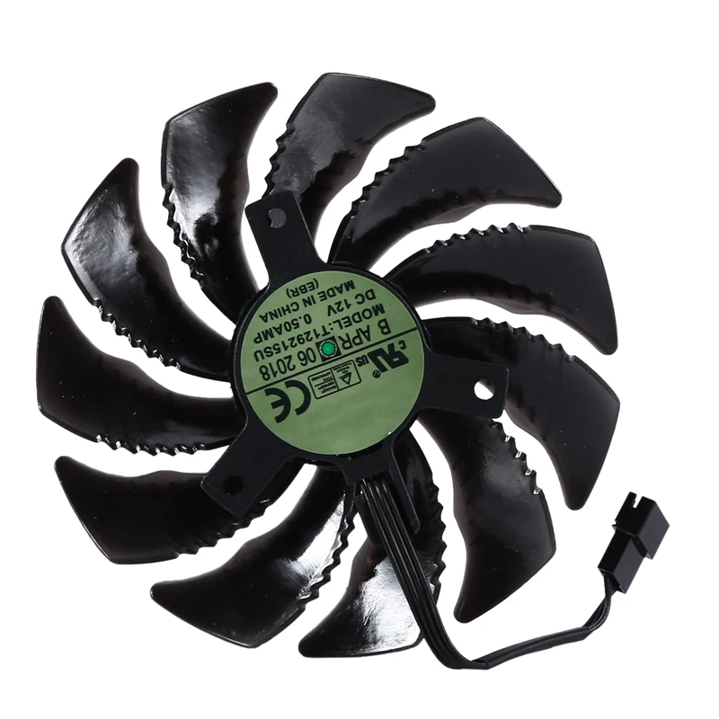 88 мм Видеокарта Вентилятор Кулер T129215SU PLD09210S12HH для Gigabyte GeForce GTX 1050 1060 1070 Ti RX 480 470 G1 R9 380X GV