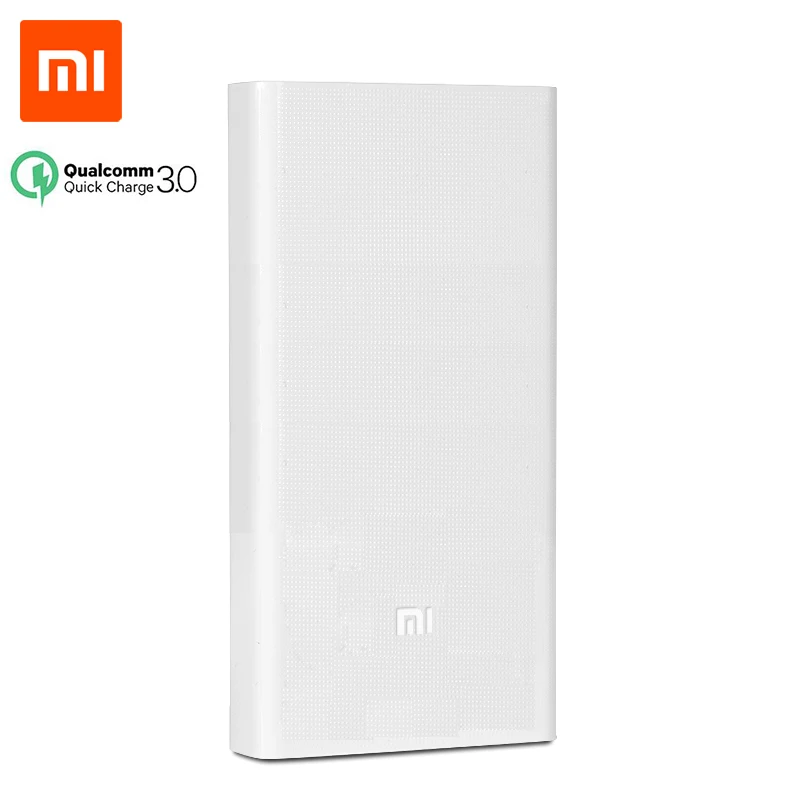 

Original Xiaomi Power Bank 20000mAh 2C Portable Charger Support QC3.0 Dual USB Mi External Battery Bank 20000 for Mobile Phones