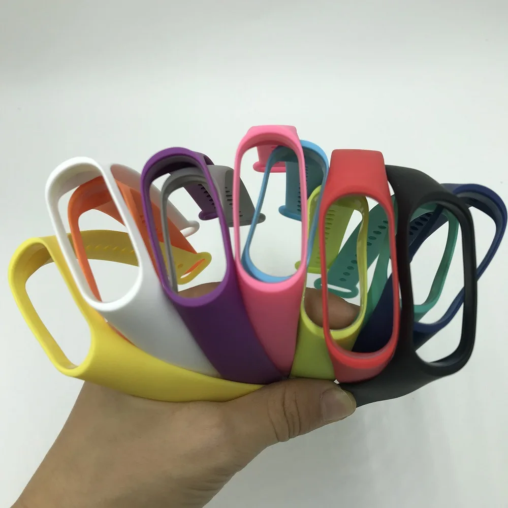 Replacement Bracelet for Xiaomi Mi Band 3 4 5 Strap Silicone Wrist Strap for Mi Band 3 4 5 Wriststrap Wristband for Miband 3 4 5