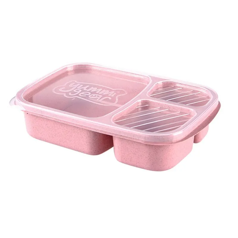 23.5x15x6cm Ланч-бокс es контейнеры для еды, микроволновая печь Bento box для детей, контейнеры для еды для пикника, переносная коробка для хранения еды, Ланч-бокс - Цвет: 23.5x15x6cm