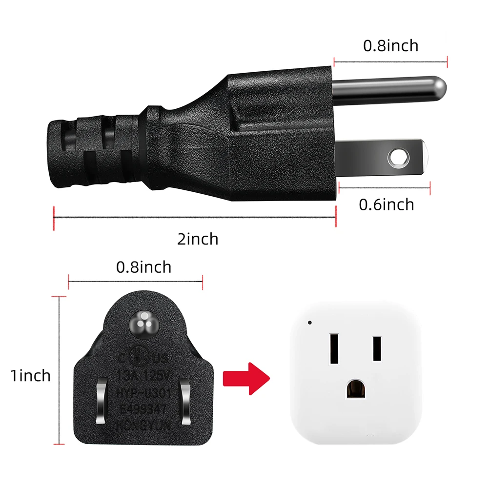 Godox Original High Quality Material Power Cable for SL60W SL200Bi SL300II Video Light Computers, Rice cookers,Electric kettle