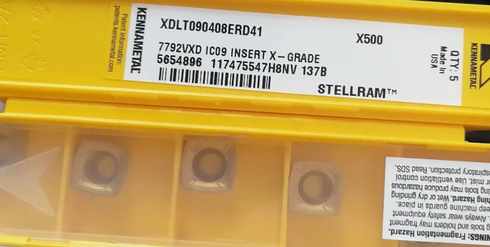 10 шт. KENNAMETAL XDLT090408ERD41 X500